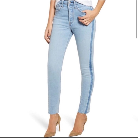 levi's side stripe jeans